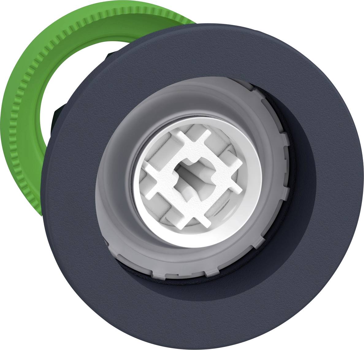 Schneider Electric ZB5FH0 ZB5FH0 Frontelement für Drucktaster flach (Ø) 30.5 mm Dunkelgrau 1 St.