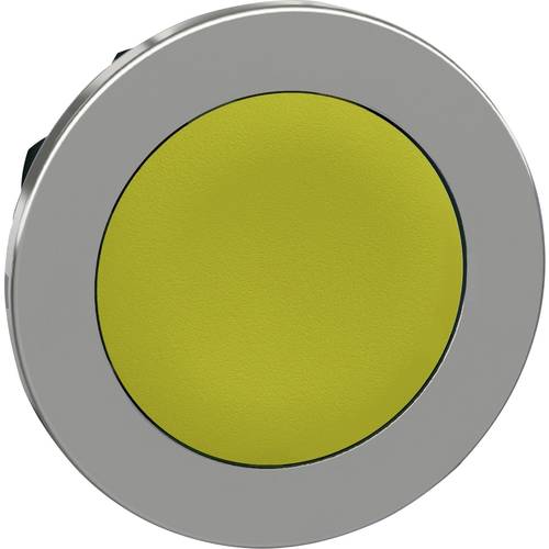 Schneider Electric ZB4FH05 ZB4FH05 Frontelement für Drucktaster flach (Ø) 30.5 mm unbeschriftet Chrom, Gelb 1 St.