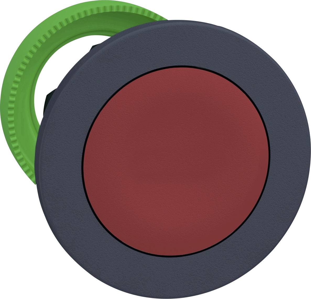 Schneider Electric ZB5FH04 ZB5FH04 Frontelement für Drucktaster flach (Ø) 30.5 mm unbeschriftet Dunkelgrau, Rot 1 St.