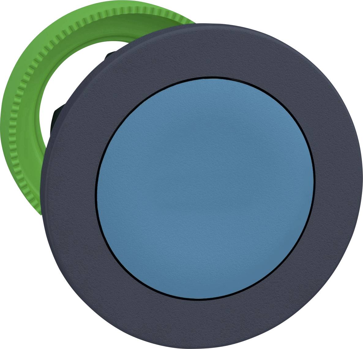 Schneider Electric ZB5FH06 ZB5FH06 Frontelement für Drucktaster flach (Ø) 30.5 mm unbeschriftet Dunkelgrau, Blau 1 St.