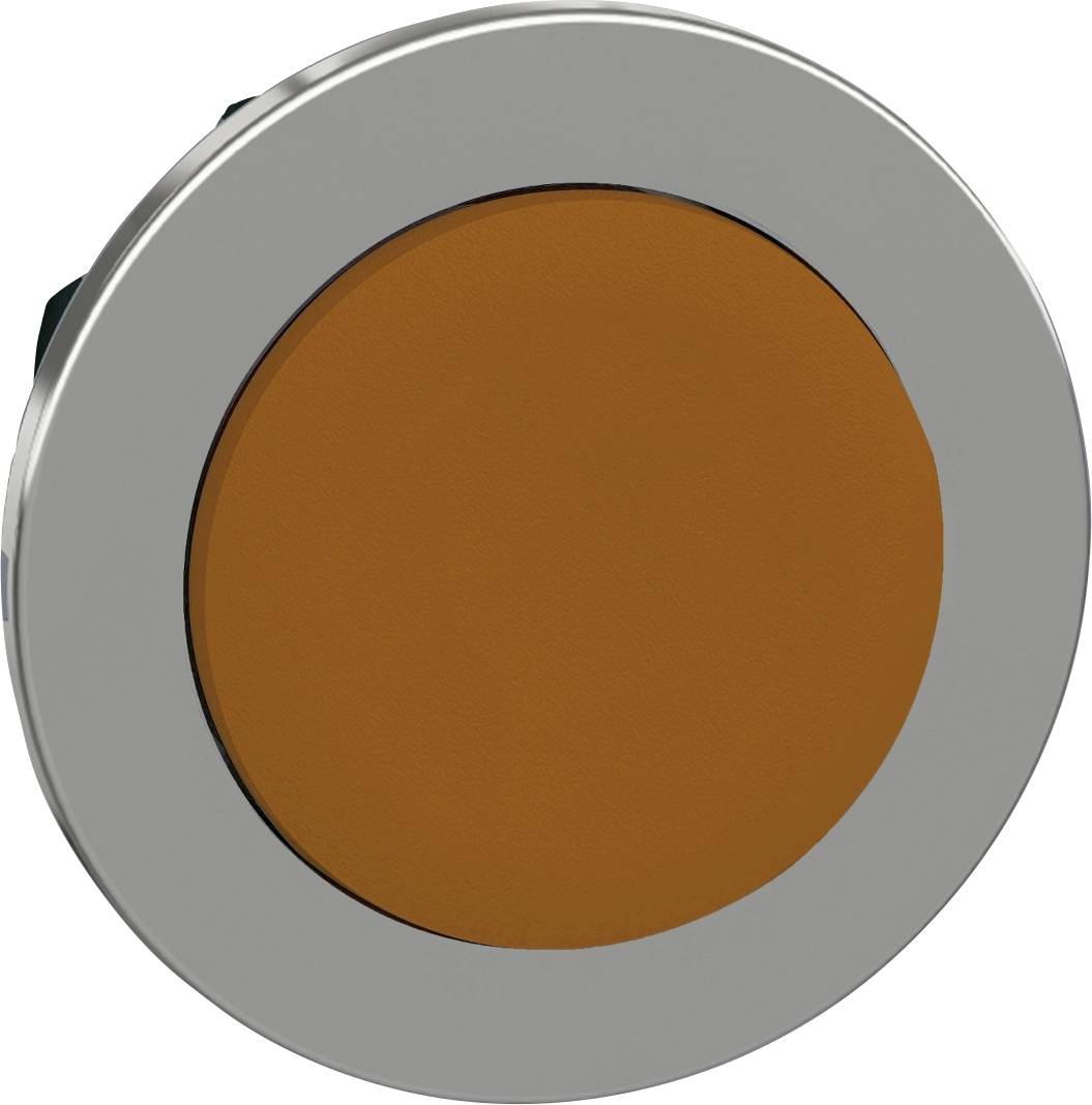 Schneider Electric ZB4FH5 ZB4FH5 Frontelement für Drucktaster flach (Ø) 30.5 mm unbeschriftet Chrom, Gelb 1 St.