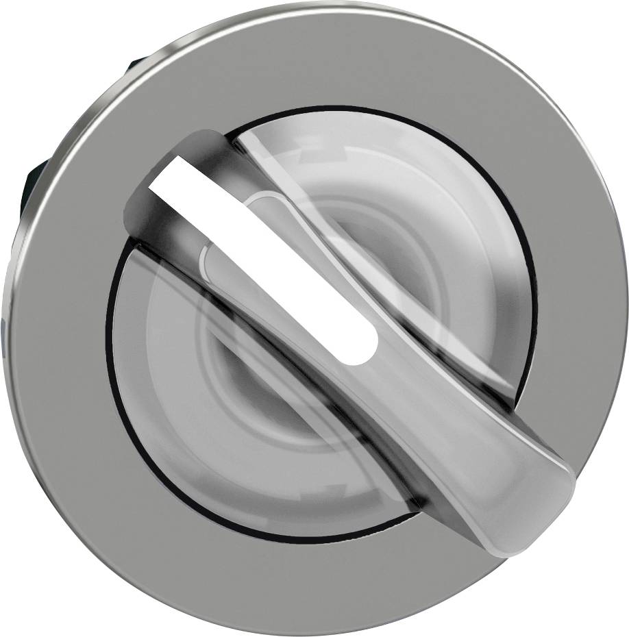 Schneider Electric ZB4FK1213 ZB4FK1213 Frontelement für Wahlschalter flach (Ø) 30.5 mm Chrom, Weiß 1 St.