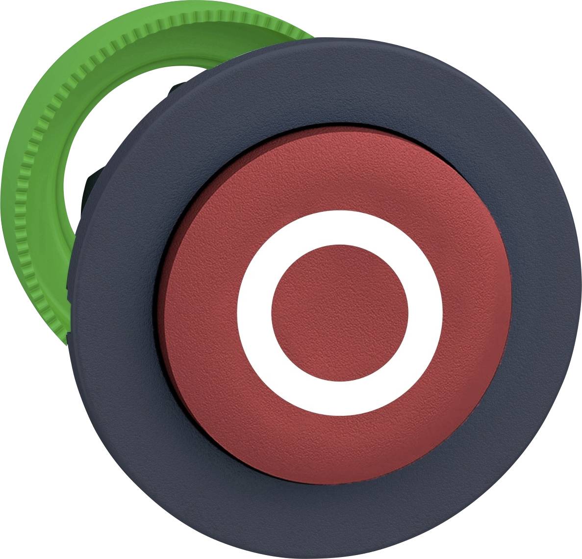 Schneider Electric ZB5FL432 ZB5FL432 Frontelement für Drucktaster flach, rückstellbar (Ø) 30.5 mm O Dunkelgrau, Rot 1 St...