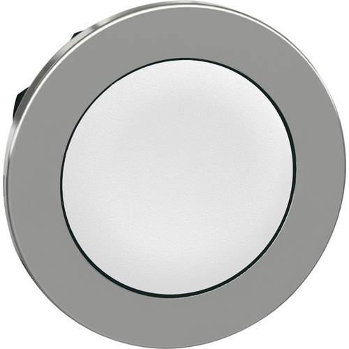 Schneider Electric ZB4FA1 ZB4FA1 Frontelement für Drucktaster flach, rückstellbar (Ø) 30.5 mm unbeschriftet Chrom, Weiß ...