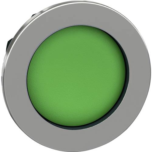 Schneider Electric ZB4FA36 ZB4FA36 Frontelement für Drucktaster flach, rückstellbar (Ø) 30.5 mm unbeschriftet Chrom, Grü...