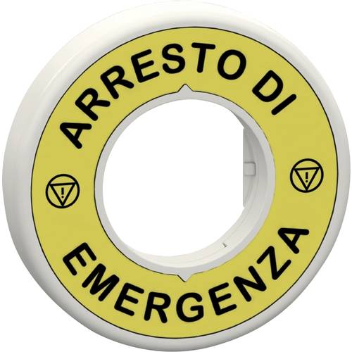 Schneider Electric ZBY9W2B630 ZBY9W2B630 Leuchtring (B x H) 9.3 mm x 60 mm ARRESTO EMERGENZA Rot 1 St.