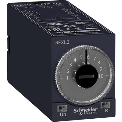 Schneider Electric REXL2TMF7 REXL2TMF7 Zeitrelais 120 V/AC 1 St. Zeitbereich: 0.1 s - 100 h 2 Wechsler