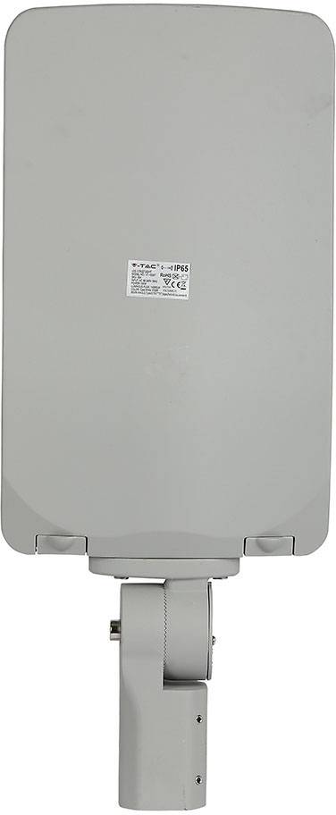 Graue Außenantenne mit rechteckiger Form auf verstellbarer Halterung, geeignet für die Montage an Masten oder Wänden.