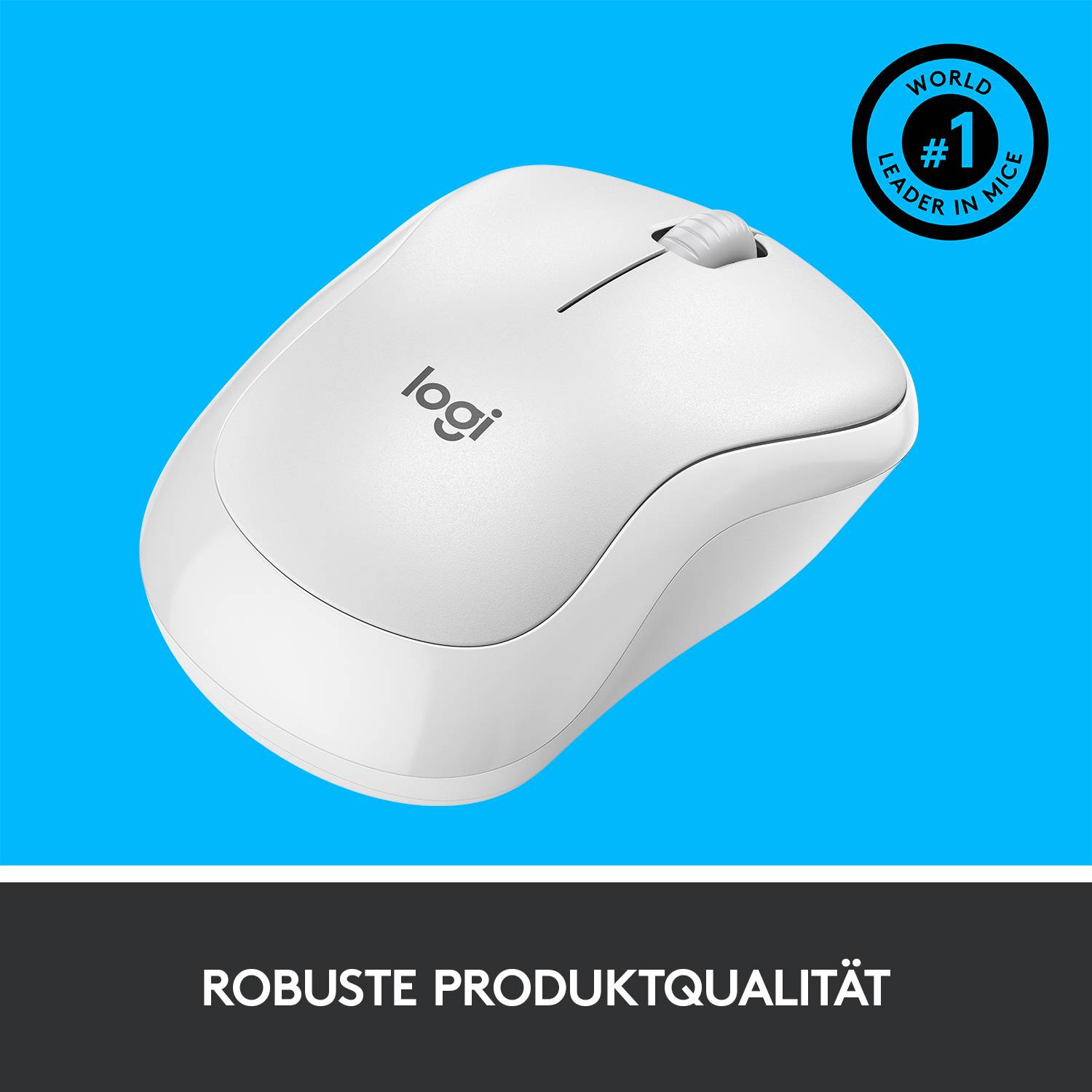 Logitech M220 Silent Maus Funk Optisch Weiß 3 Tasten 1000 dpi-5