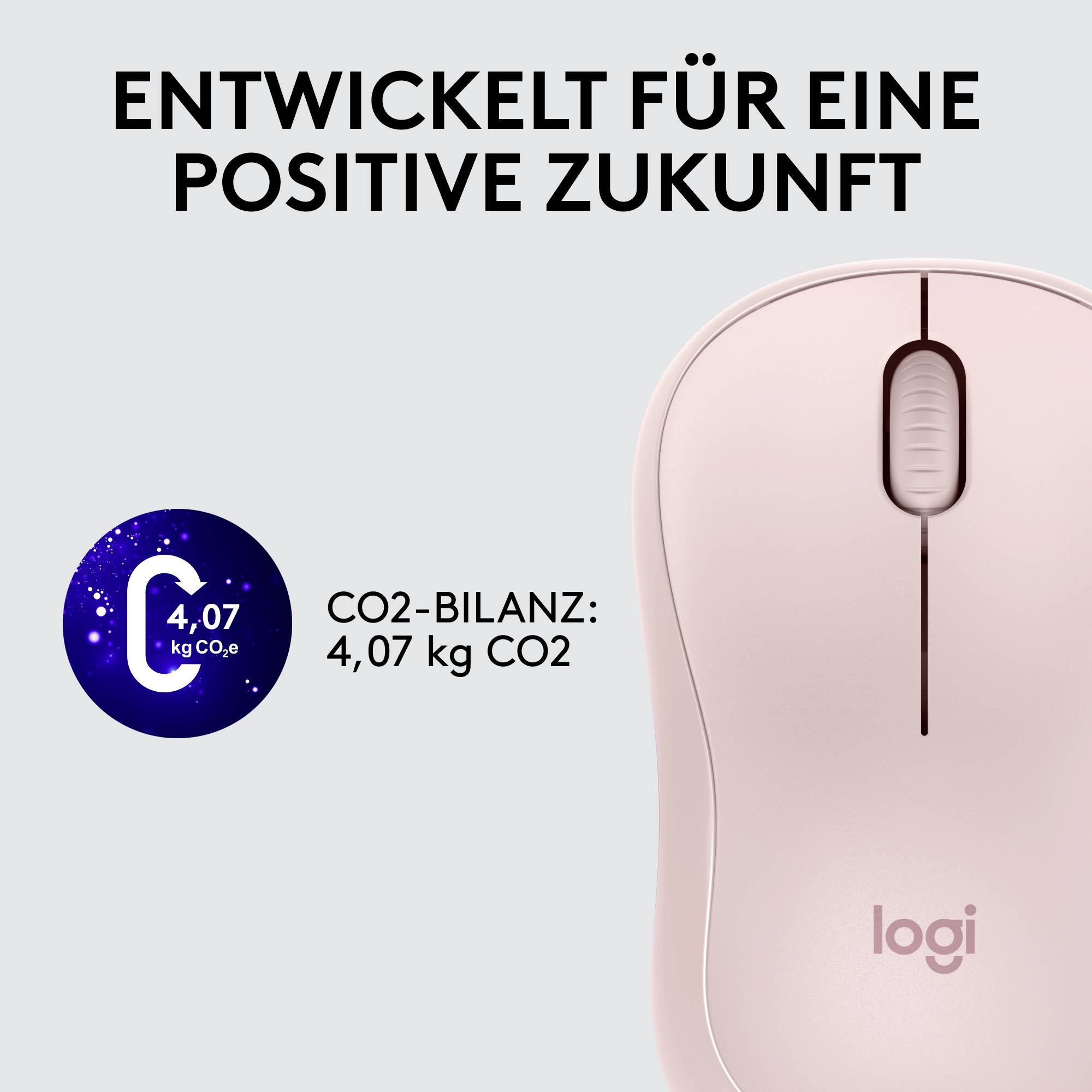M220 SILENT Kabellose Maus, 2,4 GHz mit USB-Empfänger, 1000 DPI Optical Tracking, bis 18 Monate Batterielaufzeit, Für Li-9