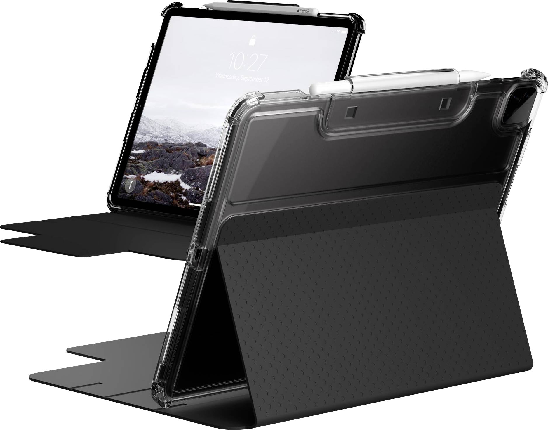 URBAN ARMOR GEAR Lucent Case für Apple iPad Pro 12.9 (2021) schwarz/ice