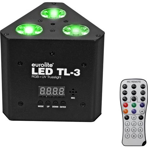 Eurolite 51915445 TL-3 RGB+UV Trusslight LED-Effektstrahler Anzahl LEDs (Details):3 7 W
