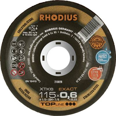 Rhodius XTK6 EXACT BOX 211301 Trennscheibe gekröpft 115 mm 10 St. 