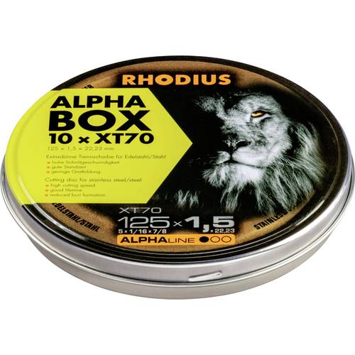 Thumbnail - Rhodius XT70 BOX 211083 Trennscheibe gerade 125 mm 1 St.