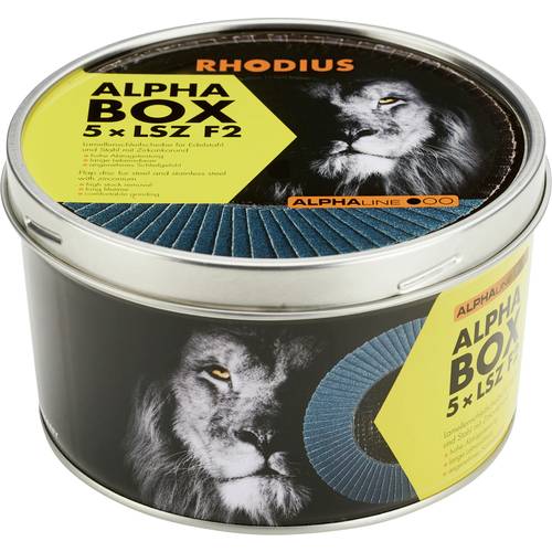 Rhodius 209314 LSZ F2 BOX Fächerschleifscheibe 5 St.