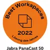 'Best Workspaces 2022 - Lösung des Jahres' Auszeichnung mit Jabra PanaCast 50.