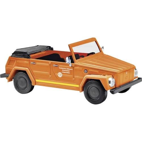 Busch 52716 H0 Einsatzfahrzeug Modell Volkswagen 181 Kurierwagen THW Katastrophenschutz