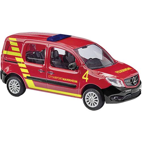 Busch 50665 H0 Einsatzfahrzeug Modell Mercedes Benz Citan Kombi City Airport Mannheim