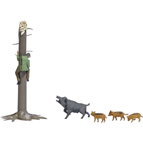 Busch H0 Verfolgter Jäger Fertigmodell