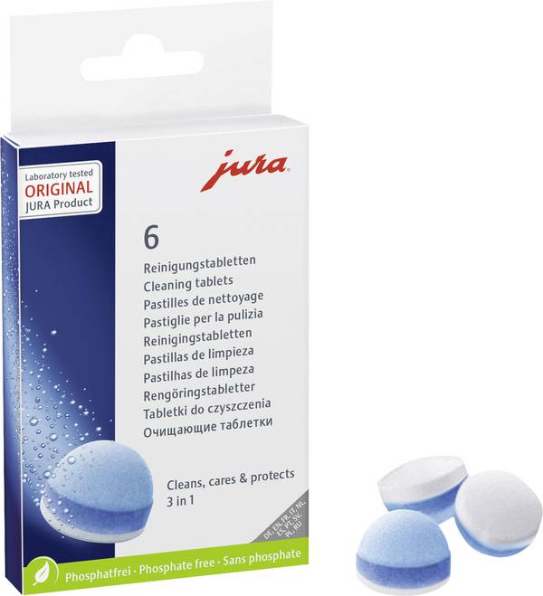 jura 24225 3-Phasen Reinigungstabletten 6 St.