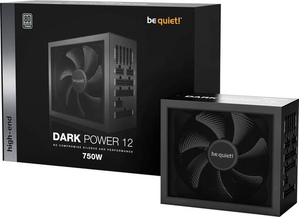 BeQuiet DARK POWER 12 PC Netzteil 750 W ATX 80PLUS® Titanium