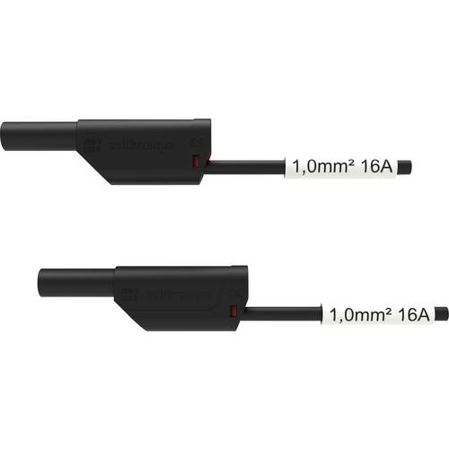 Schützinger VSFK 8500 / SIL1 / 200 / SW Sicherheits-Messleitung 4 mm-Stecker 4 mm-Stecker 200.00 cm Schwarz 1 St.