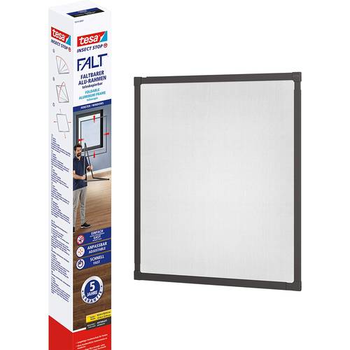 Thumbnail - tesa FALT 55214-00001-00 Fliegengitter Anthrazit 1 St.