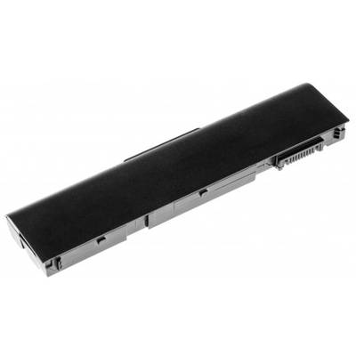 Schwarzer Laptop-Akku in rechteckiger Form.