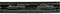 Unterseite eines schwarzen Batteriefachs mit zwei weißen Etiketten und Belüftungsschlitzen. Hinweise zur Sicherheit und Gebrauchsanweisungen sichtbar.