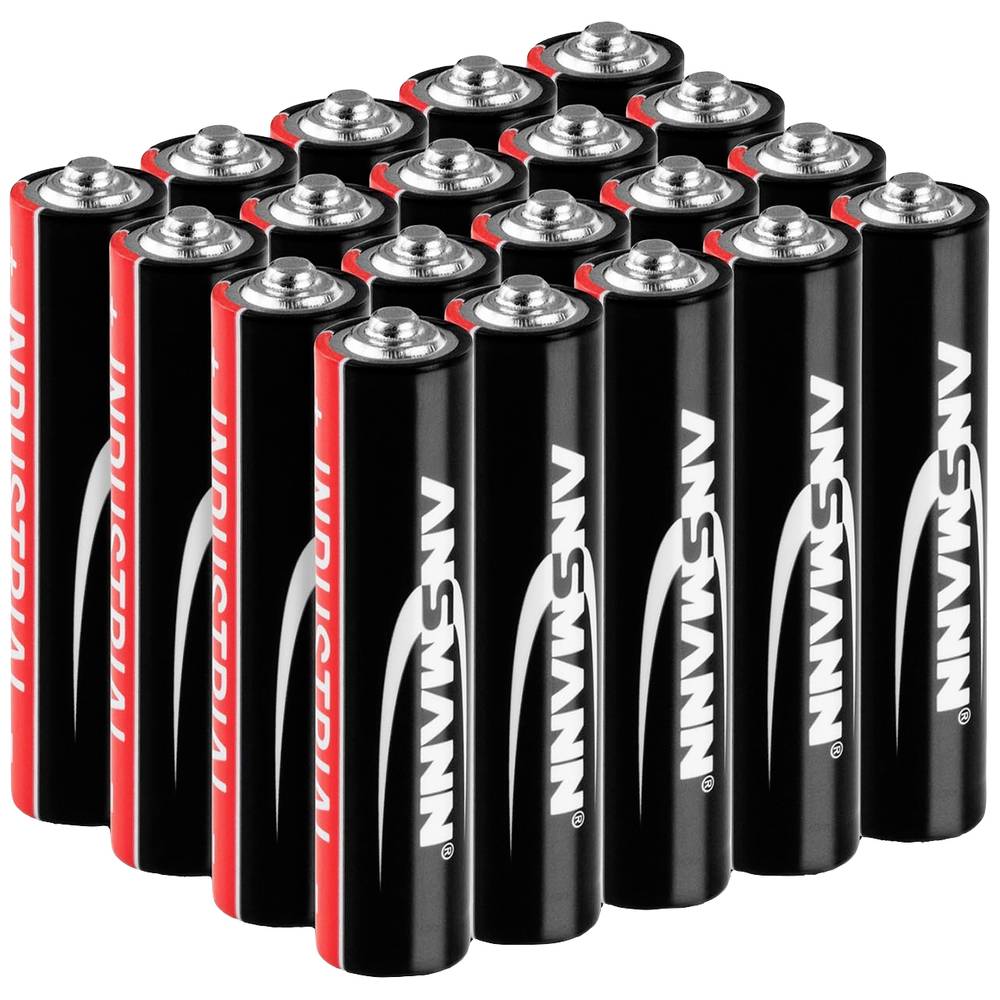 AAA batterij (potlood) Ansmann Industrial Alkaline 1.5 V 20 stuk(s)