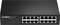 Ein schwarzer Netzwerk-Switch der Marke Edimax mit 16 Ethernet-Ports, Modell GS-1016 V2.