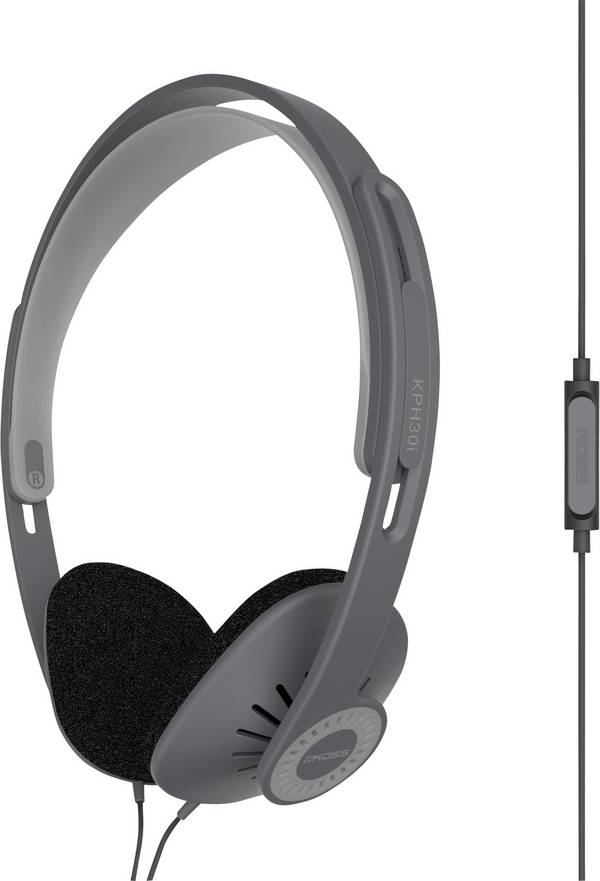 KPH30iK Headphones On Ear Wired Microphone Black - Kopfhörer - Kopfhörer
