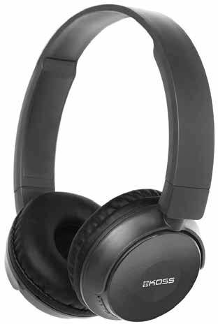 KOSS BT330i On Ear Kopfhörer Bluetooth®, kabelgebunden Schwarz
