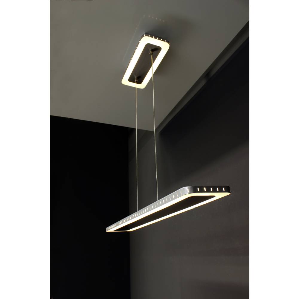 ECO-Light SOLARIS 9052 S SI LED-hanglamp 45 W Warmwit Zilver