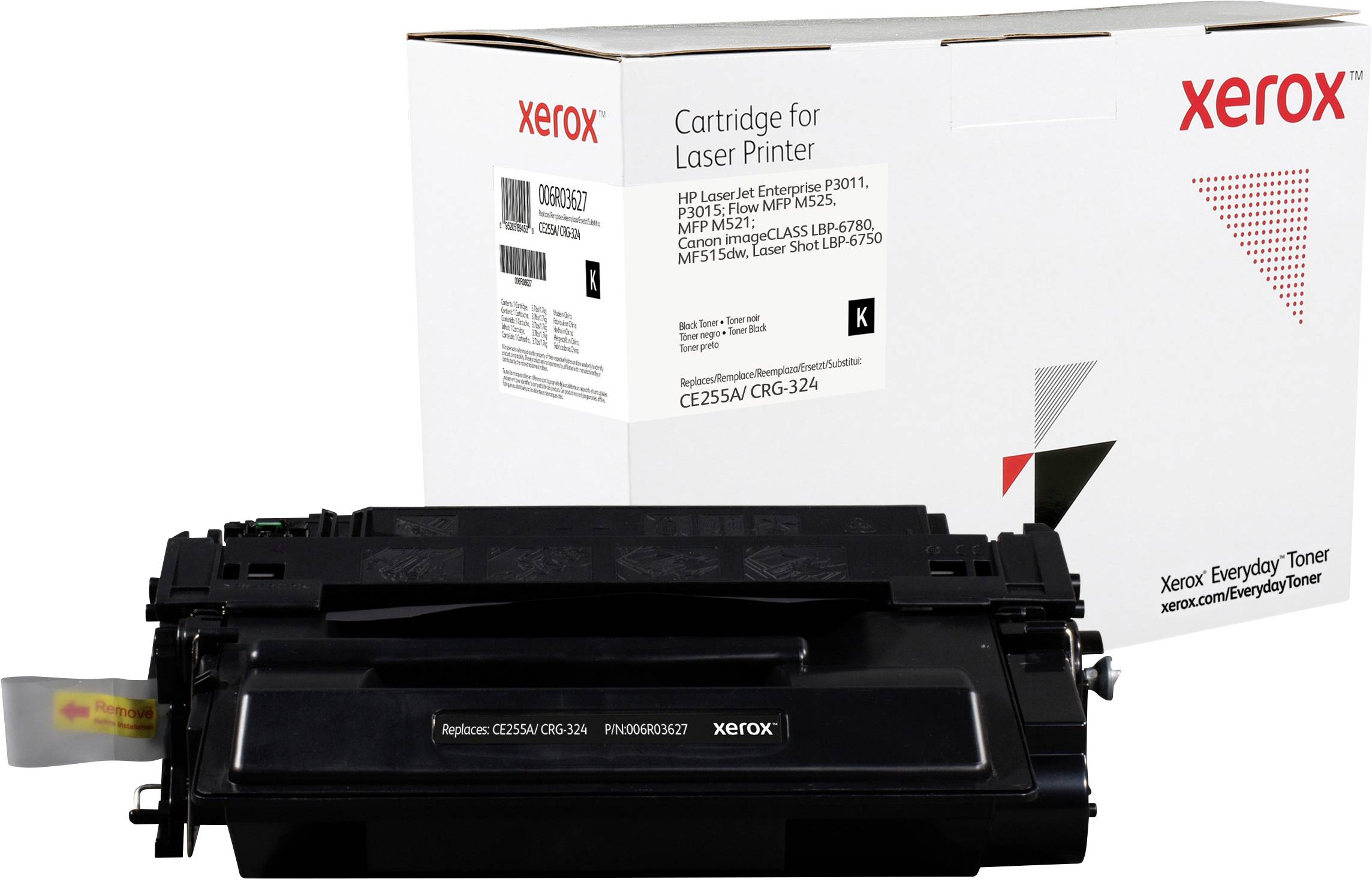 Xerox Toner ersetzt HP, Canon 55A, CE255A, CRG-324 Kompatibel Schwarz 6000 Seiten Everyday™ Toner 006R03627