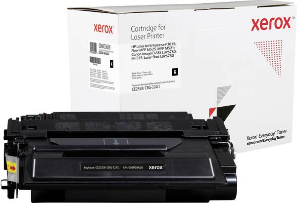 Xerox Toner ersetzt HP, Canon 55X, CE255X, CRG-324II Kompatibel  Schwarz 12500 Seiten Everyday™ Toner 006R03628