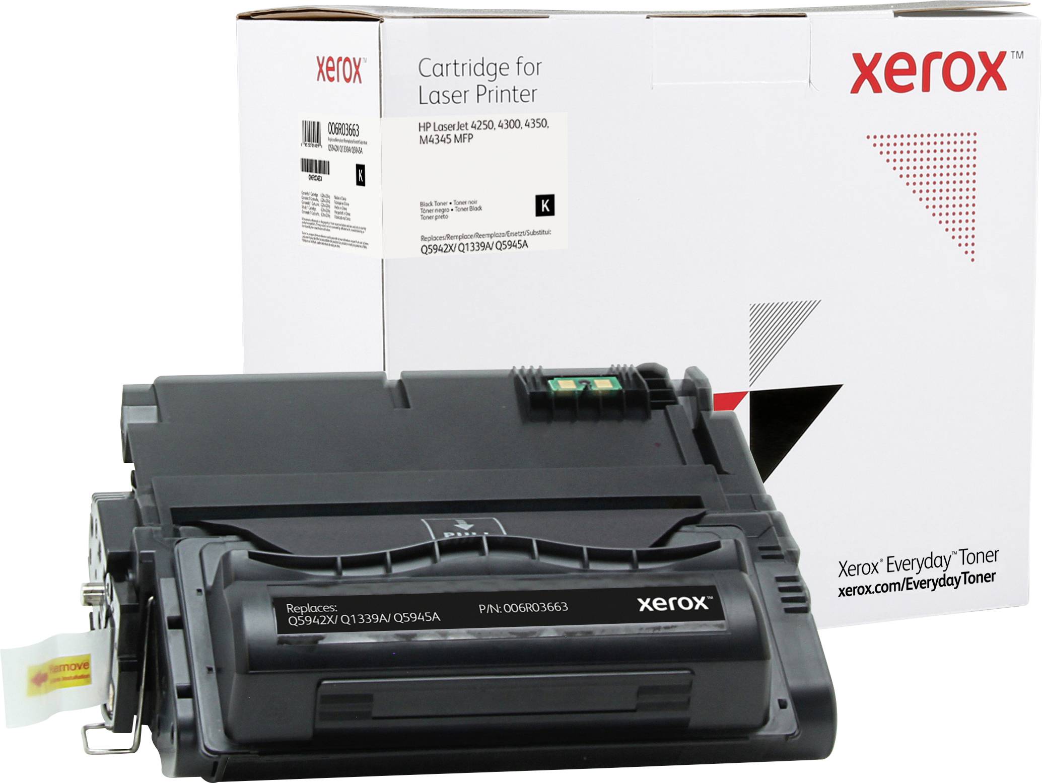 XEROX Everyday - Toner Schwarz - ersetzt HP 42X / 39A / 45A für HP LaserJet 4250, 4300, 4350, M4345