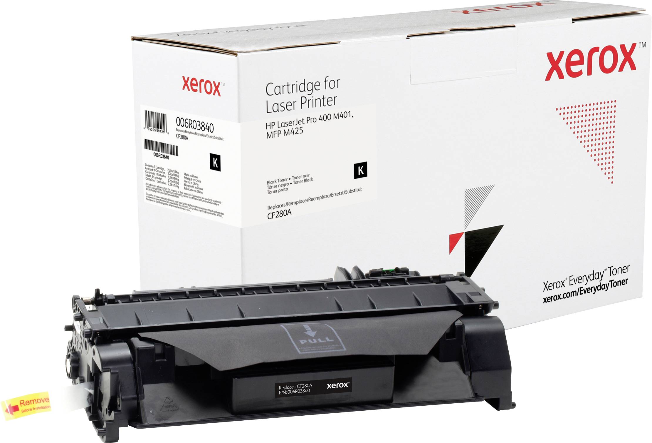 Xerox Toner ersetzt HP, Troy 80A, CF280A Kompatibel Schwarz 2700 Seiten Everyday™ Toner 006R03840