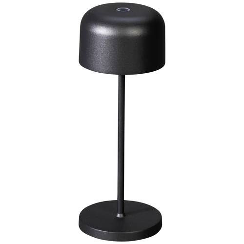 Konstsmide 7835-750 Lille LED-Akku-Tischlampe 2.2 W Warmweiß Schwarz