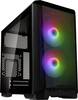 Phanteks Eclipse P200A Mini-Tower Gaming-Gehäuse, PC-Gehäuse Schwarz 2 Vorinstallierte LED Lüfter, Seitenfenster