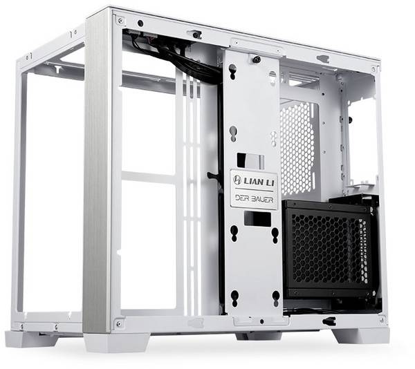 Lian Li O11 Dynamic Mini Snow Edition Midi-Tower Gaming-Gehäuse, Gehäuse  Weiß Seitenfenster