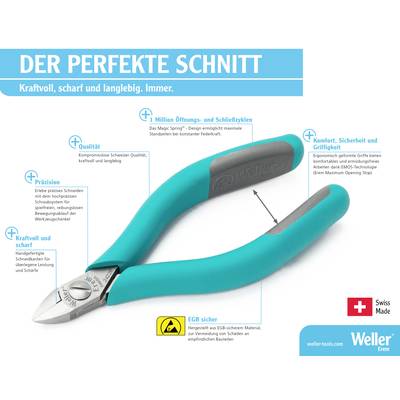 'Der perfekte Schnitt' - eine hochwertige Zange mit ergonomischen Griffen, bekannt für Präzision, Komfort und Langlebigkeit.
