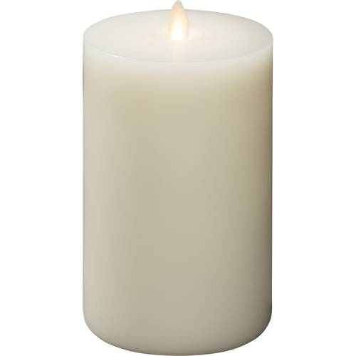 Konstsmide 1622-115 LED-Echtwachskerze Creme-Weiß Warmweiß (Ø x H) 96 mm x 177 mm
