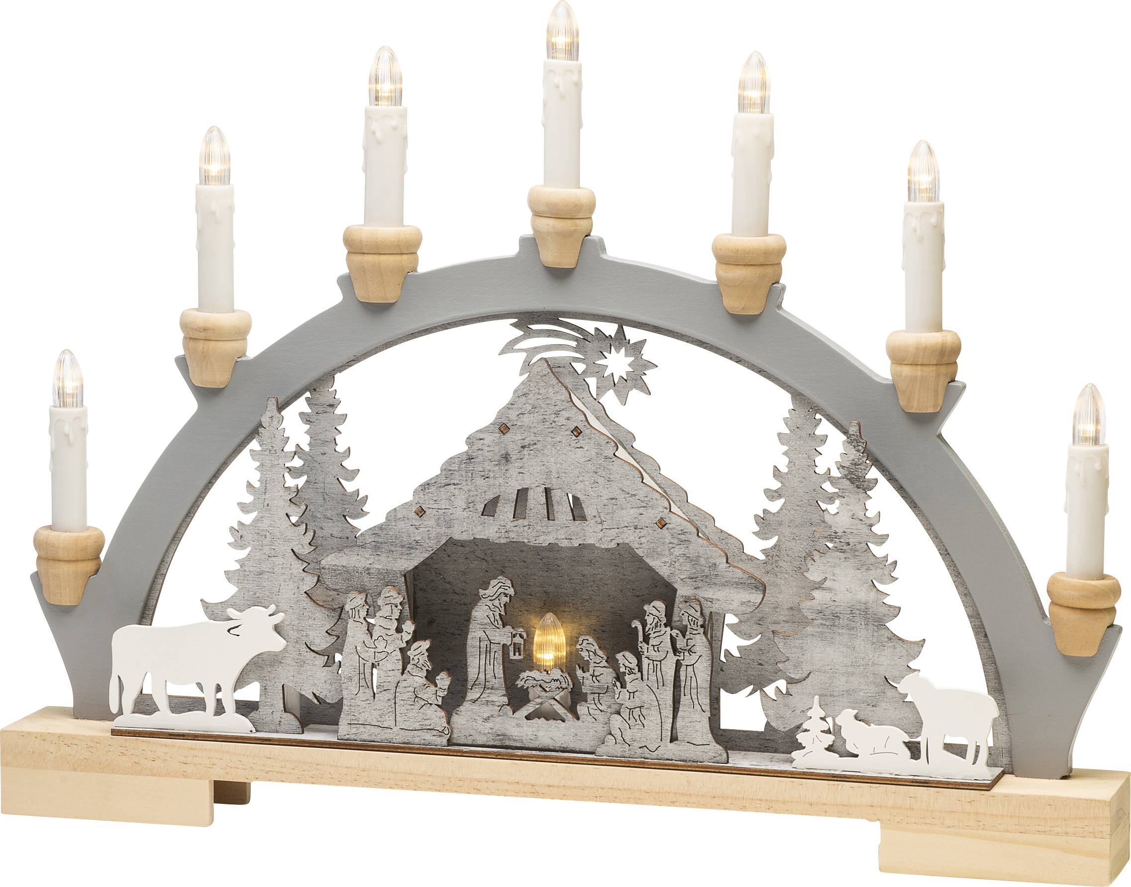 Gnosjö Konstsmide WB LED-Holzsilhouette 3261-320
