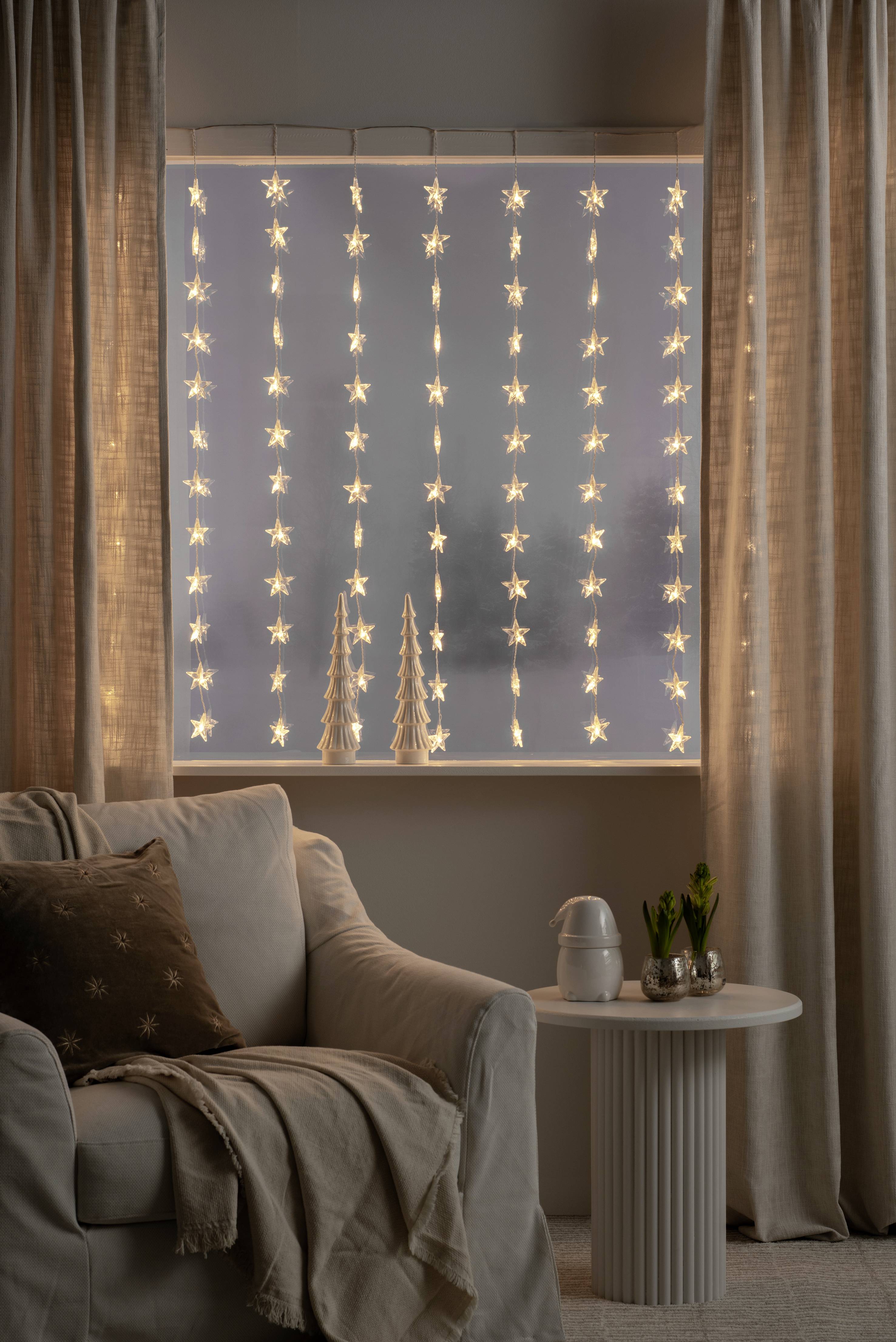 Konstsmide Lichtervorhang-Sterne Innen 230 V/50 Hz EEK: G (A - G) 120 LED Warmweiß (B x H) 140 cm x 120 cm-3