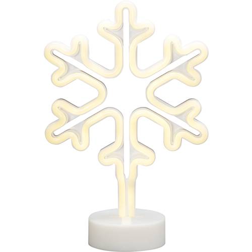 Thumbnail - Konstsmide 3077-100 LED-Silhouette Schneeflocke Warmweiß LED Weiß