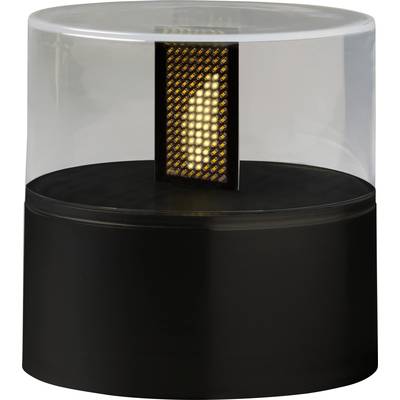 Konstsmide 1897-700      Warmweiß LED Schwarz mit Flackereffekt