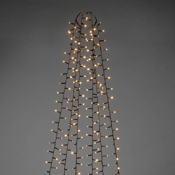 Konstsmide 6650-800 LED-Baummantel  Außen EEK: F (A - G) netzbetrieben  LED Bernstein Beleuchtete Länge: 2.4 m