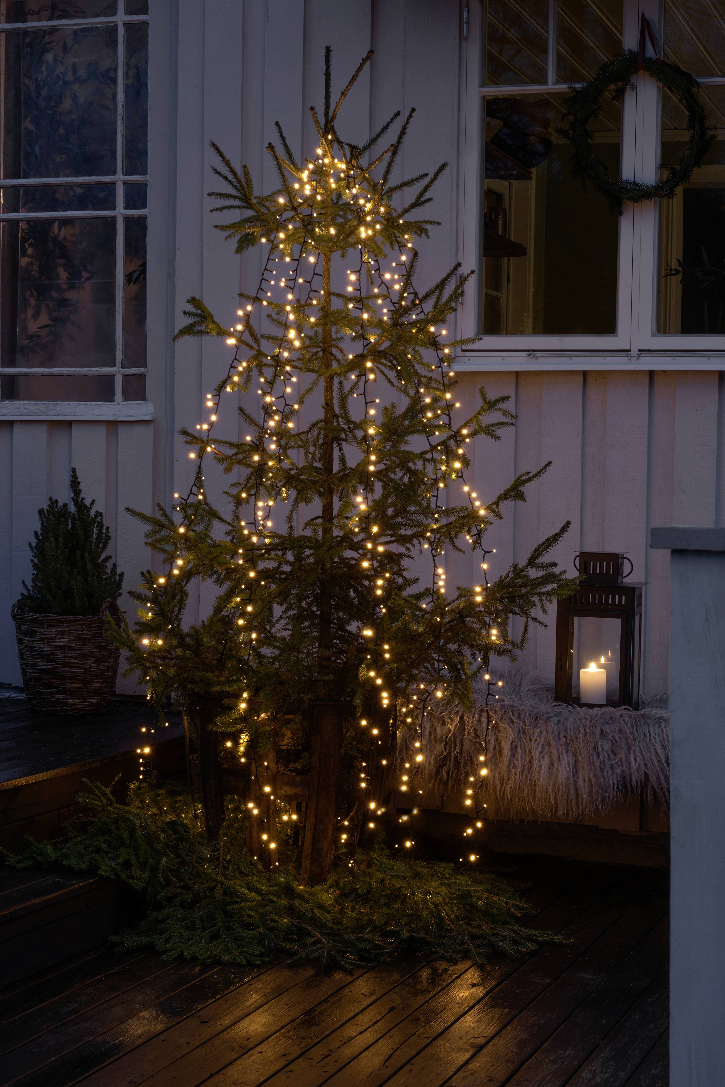 Konstsmide 6650-800 LED-Baummantel Außen EEK: F (A - G) netzbetrieben LED Bernstein Beleuchtete Länge: 2.4 m-7