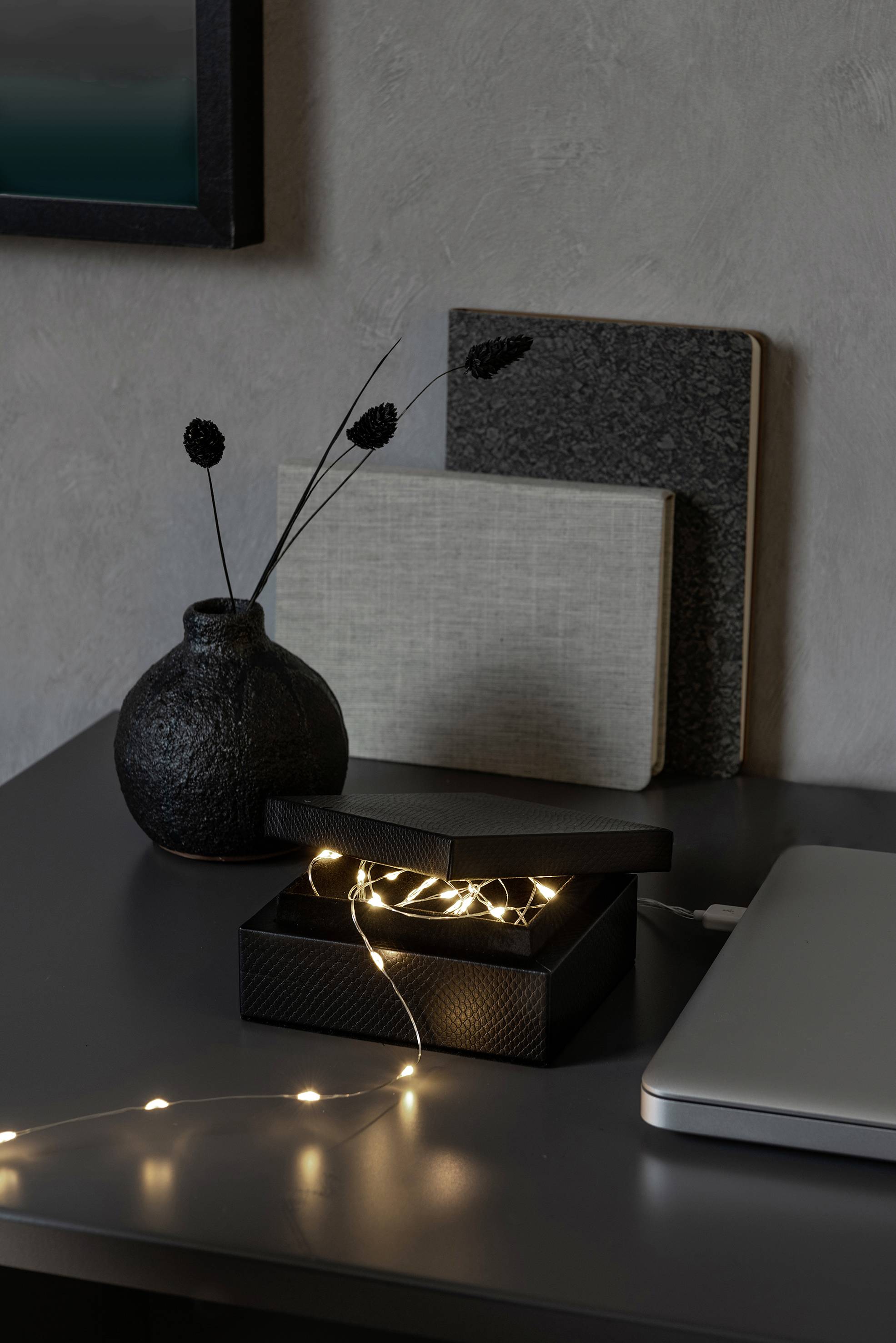 Konstsmide 1770-190 USB-Lichterkette Innen EEK: G (A - G) über USB Anzahl Leuchtmittel 50 LED Warmweiß Beleuchtete Länge-2
